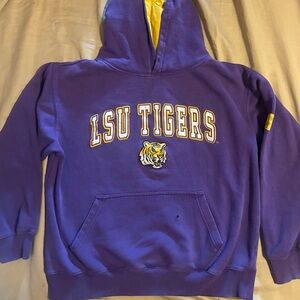 Colosseum Purple and Yellow LSU Tigers Hoodie